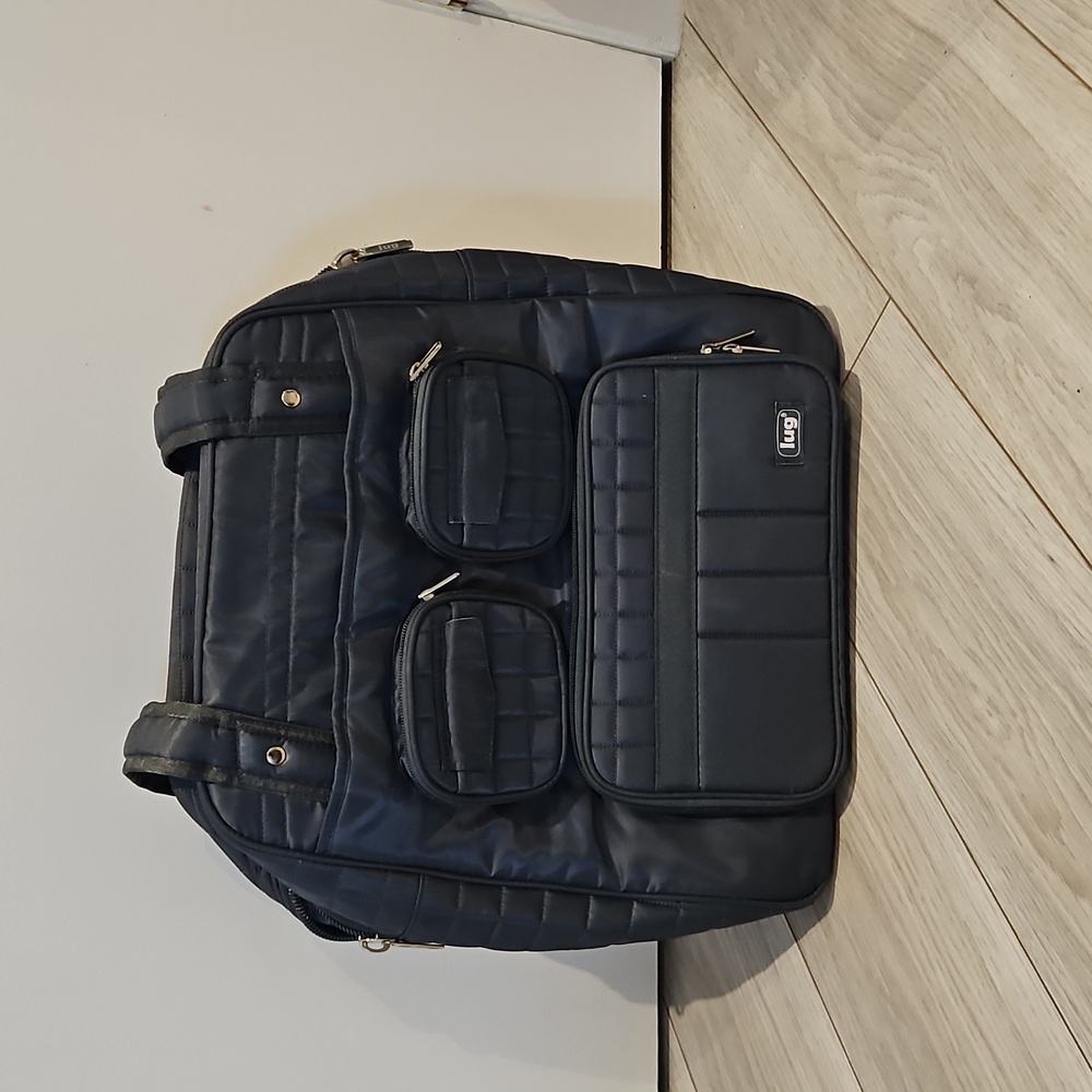 Lug Blue Quilted Backpack